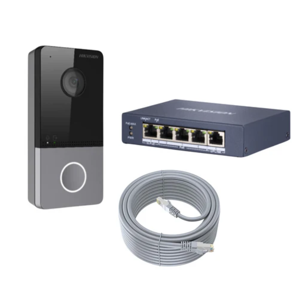 Hikvision Doorbell Video Intercom Door Station Easy Install Kit - Basic Setup Guide