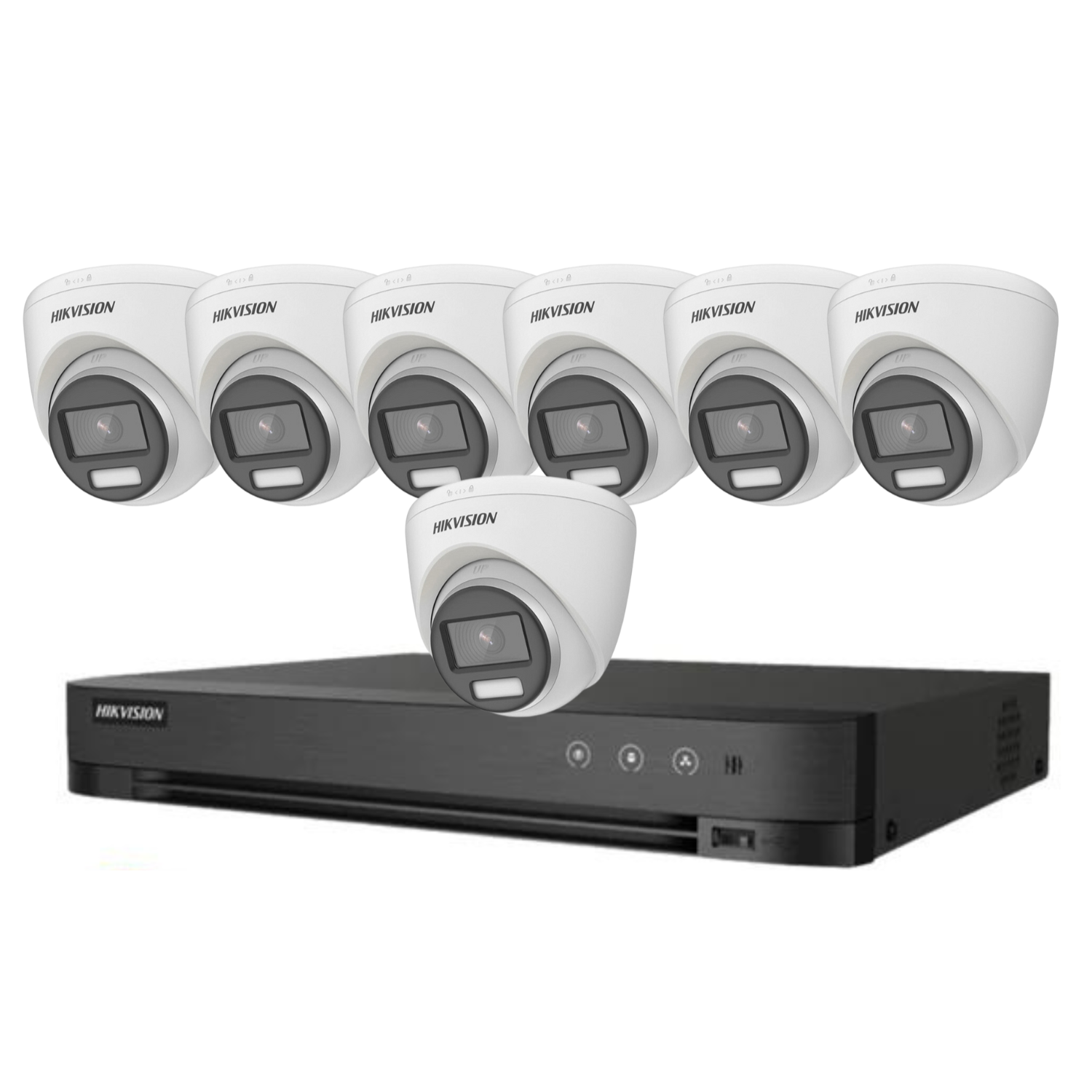 8MP 8CH Hikvision ColorVu System 7X 24HR Color POC DVR Camera Kit – BCE ...