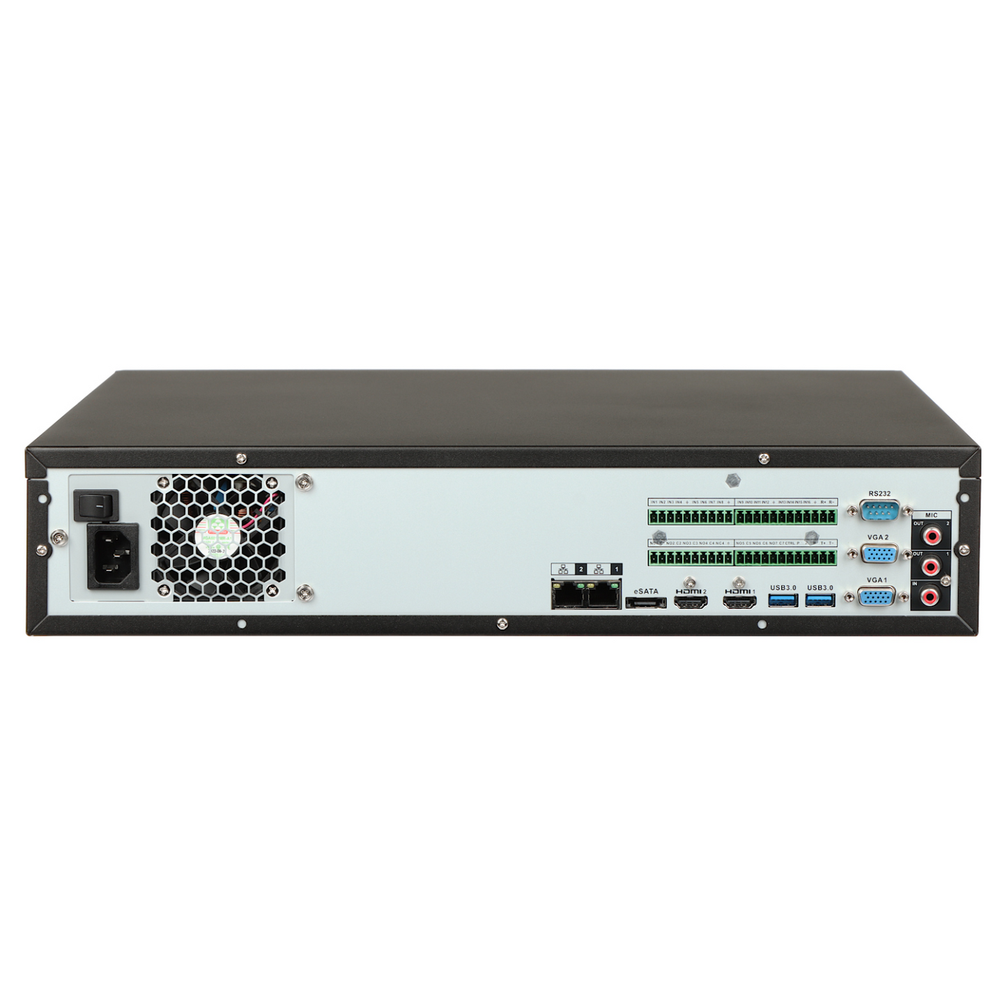 Dahua DHI-NVR608H-64-XI 64-Channel 2U WizMind Network Video Recorder | AI-Powered Surveillance NVR