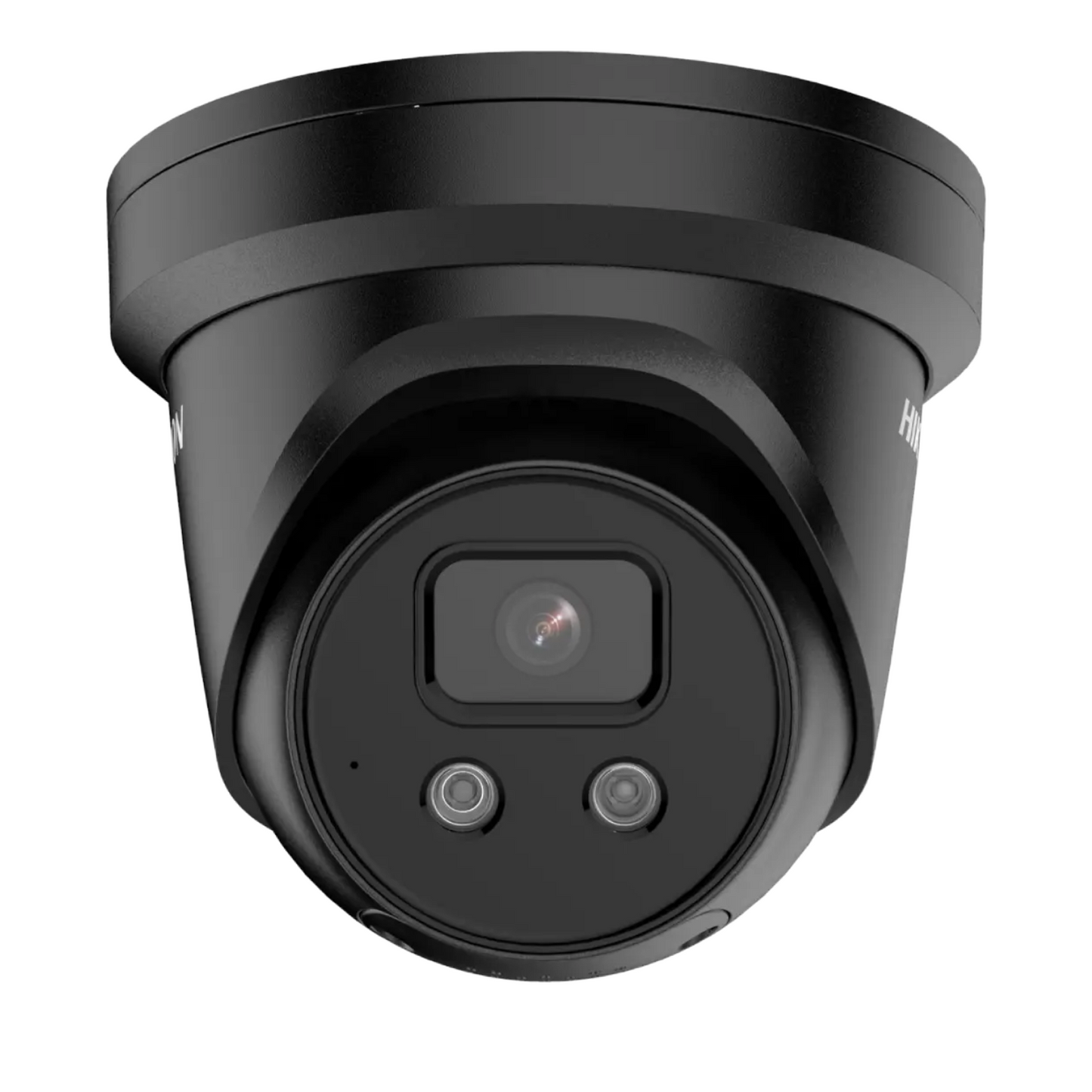 4MP Hikvision DarkFighter AcuSense Fixed Turret IP Camera with Built-In Mic (DS-2CD2346G2-IU 2.8MM, Black)