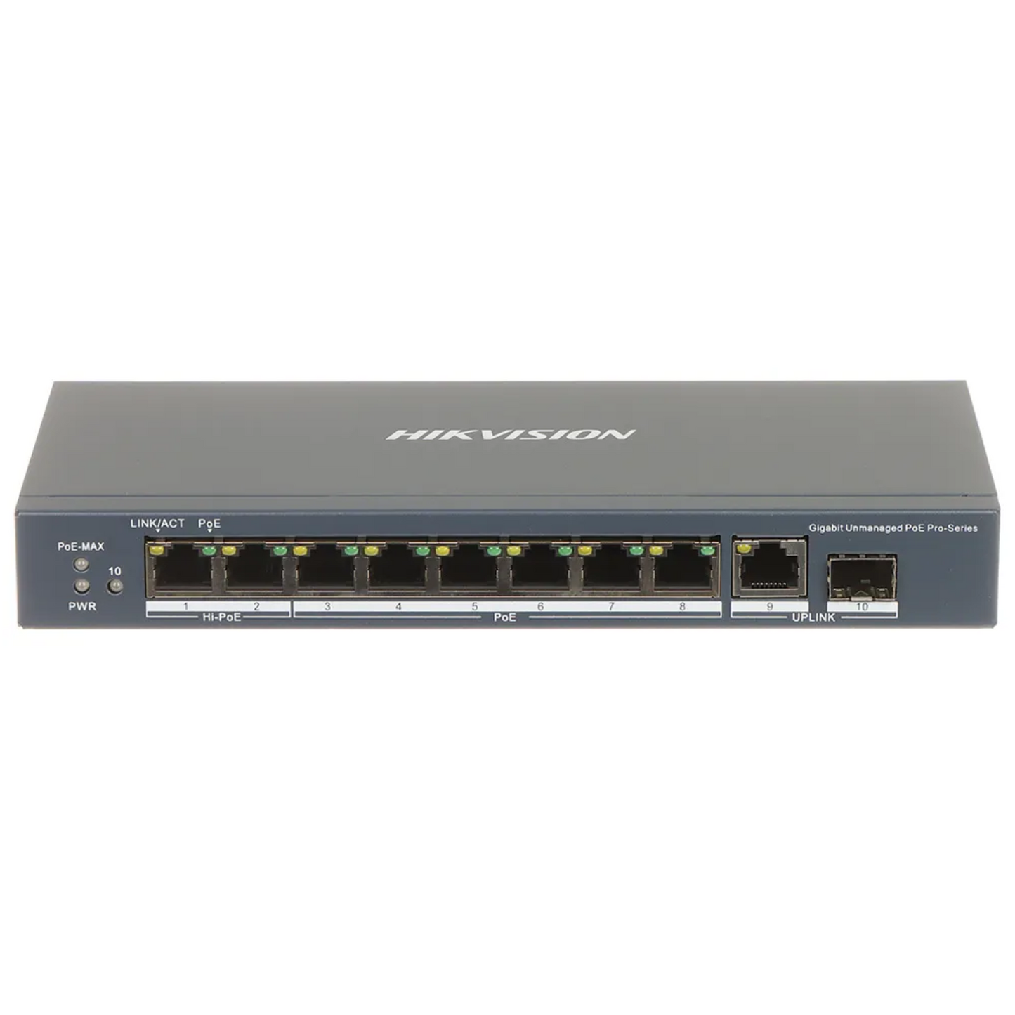 Hikvision 8-Port Unmanaged Fast PoE Switch DS-3E0510HP-E – Reliable &amp; Efficient Power Distribution