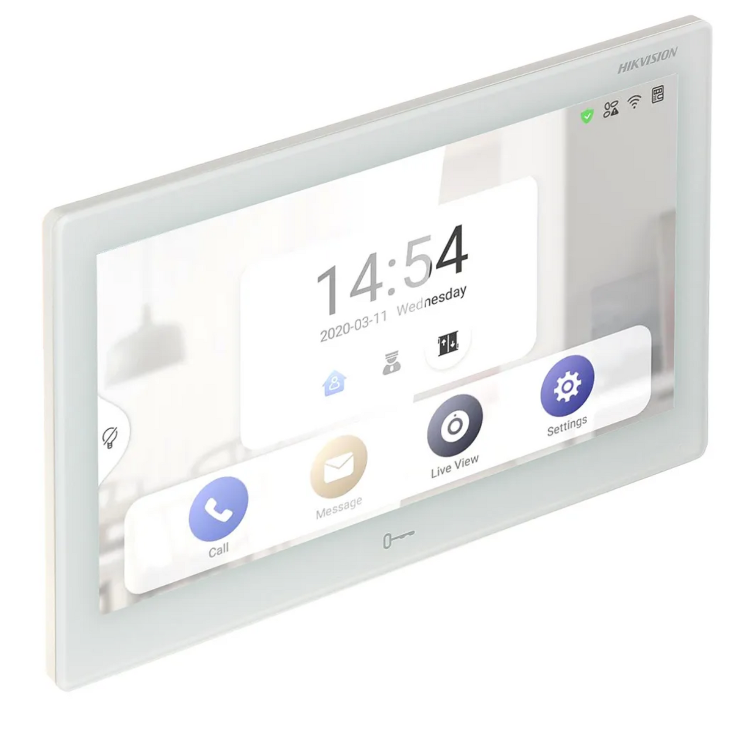 Hikvision DS-KH9510-WTE1-B 10-Inch Touch Screen Indoor Video Intercom Station | Android App Support & Third-Party Software Integration