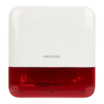 Hikvision AX Pro Series Wireless Outdoor Sounder DS-PS1-E-WE-RED