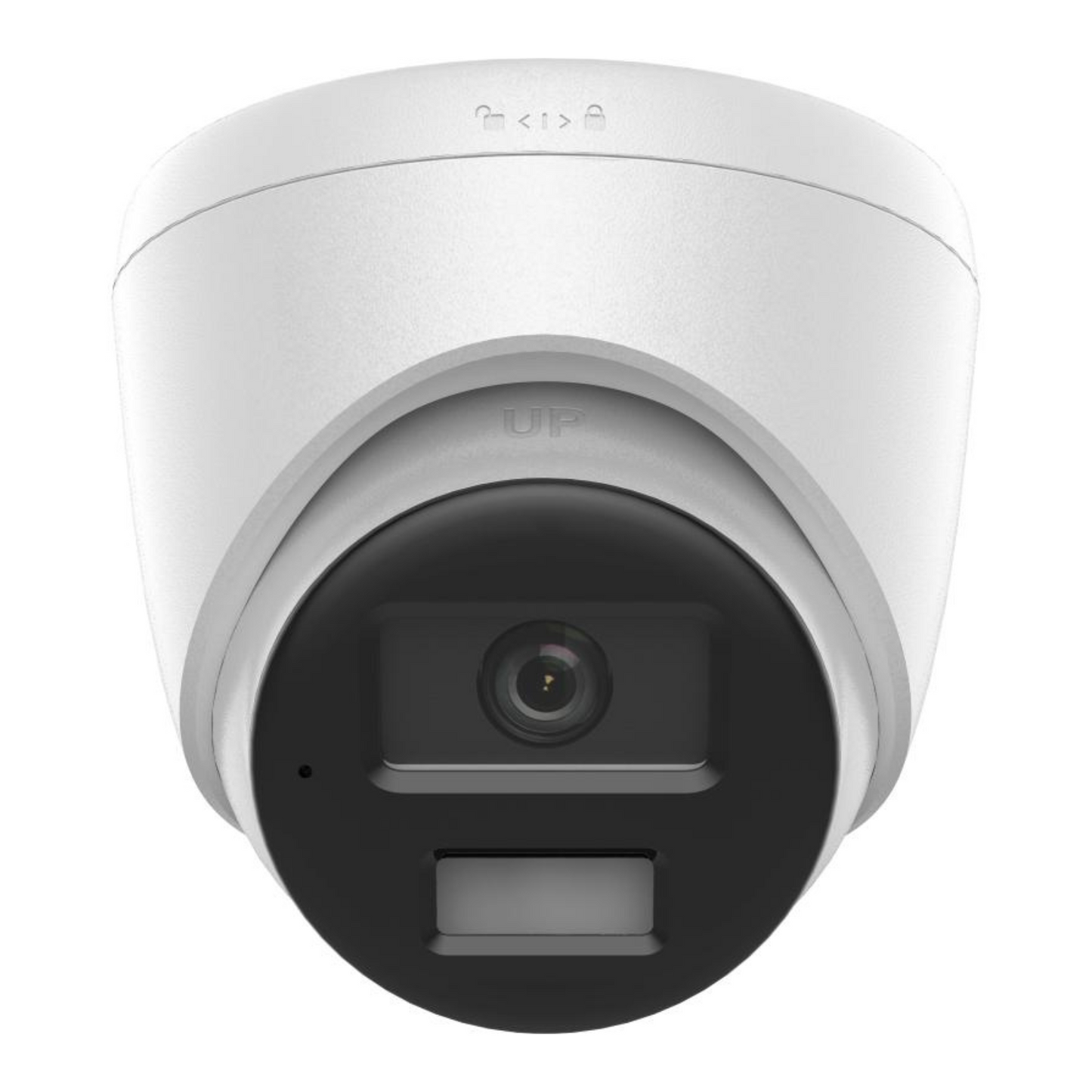 8MP Hikvision HiLook Smart Hybrid ColorVu IP PoE Turret Camera with Built-In Mic (Model: IPC-T280HA-LUF/SL-2.8MM)