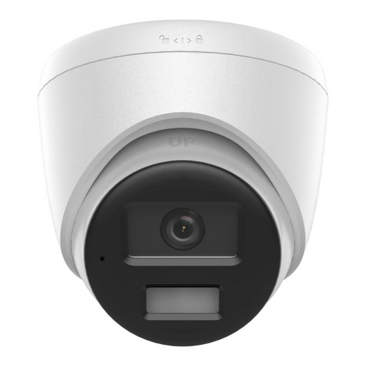 8MP Hikvision HiLook Smart Hybrid ColorVu IP PoE Turret Camera with Built-In Mic (Model: IPC-T280HA-LUF/SL-2.8MM)