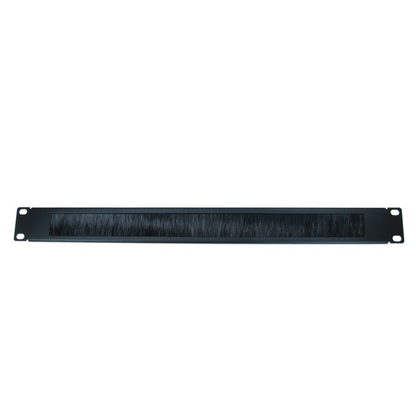 1U 19-Inch Brush Strip Panel | Professional Cable Management Solution with High-Quality Brush Strip