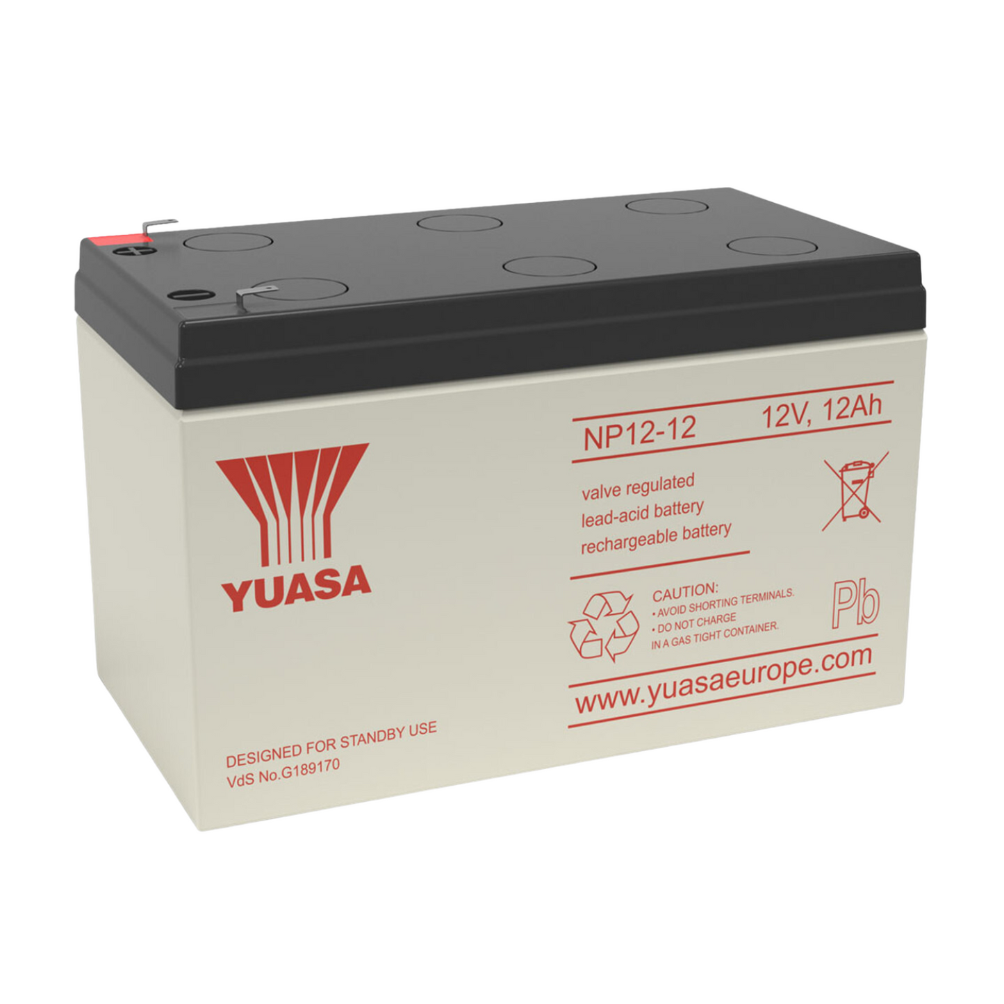 YUASA NP7-12 VRLA SEALED LEAD ACID BATTERY YU-NP7-12-187-NF