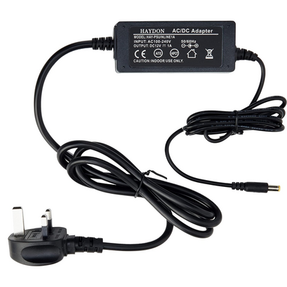 12V 1A In-Line Power Supply Unit (2.1mm) | Ideal for CCTV Security Systems